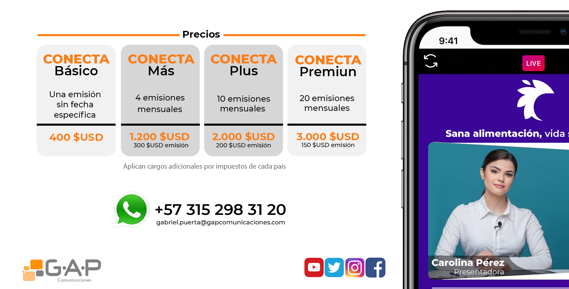 Conecta para gap comunicaciones